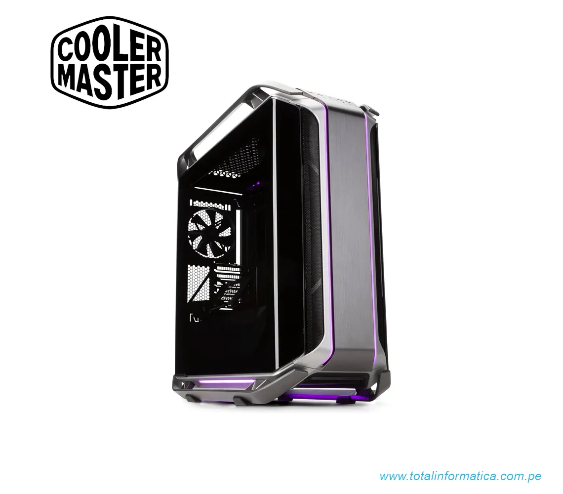 GABINETE COOLER MASTER GAMER  COSMOS C700M BLACK ACERO - imagen 1