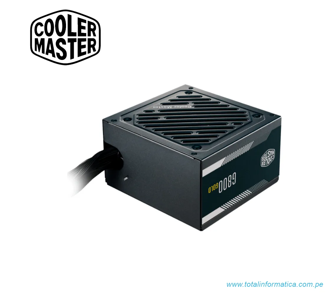 FUENTE DE PODER COOLER MASTER G800 GOLD 80 PLUS GOLD ATX-NO MODULAR - imagen 2