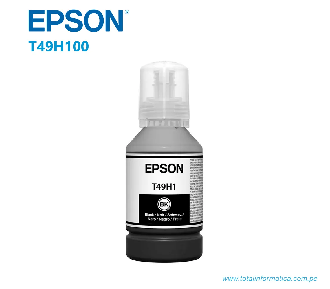 TINTA EPSON T49H100  NEGRO,  SURECOLOR T3170/T3100X,  140ML - imagen 2