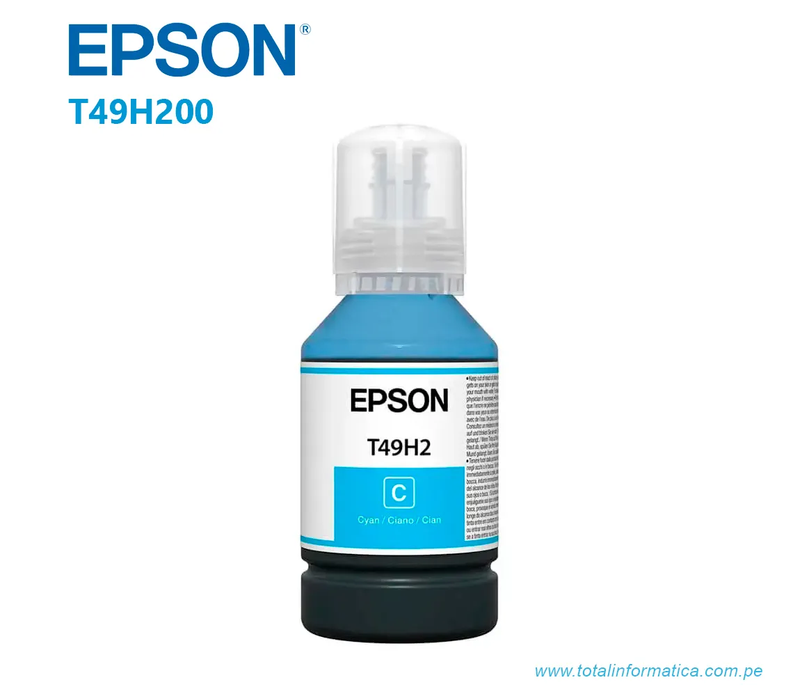 TINTA EPSON T49H200  CIAN ,  SURECOLOR T3170/T3100X,  140ML - imagen 2