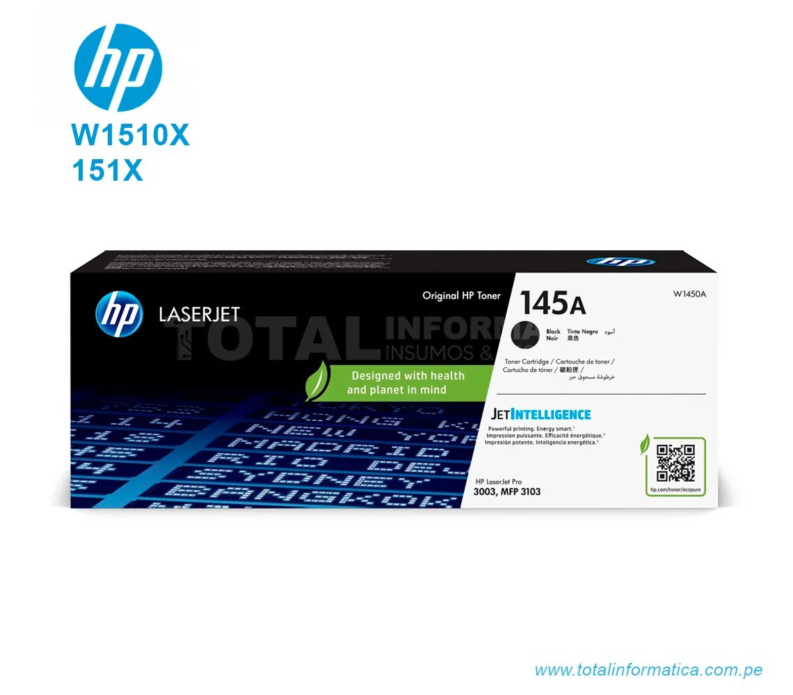TONER HP 145A W1450A, LASERJET PRO 3103, 3104, BLACK, 1700 PAG - imagen 2