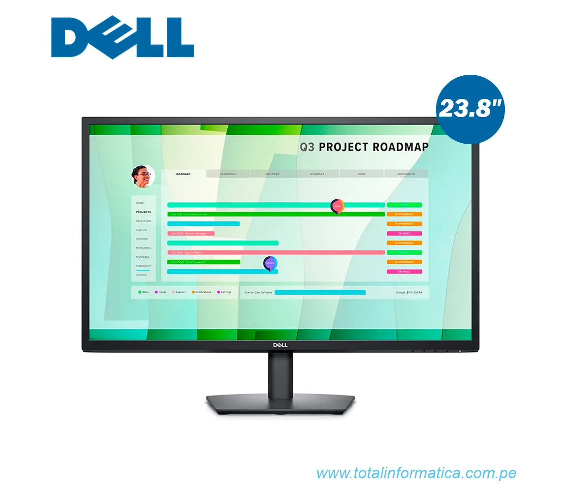 MONITOR DELL DE 23.8" E2422HN, FHD 1920 X 1080, 60HZ, IPS, VGA, HDMI - imagen 1