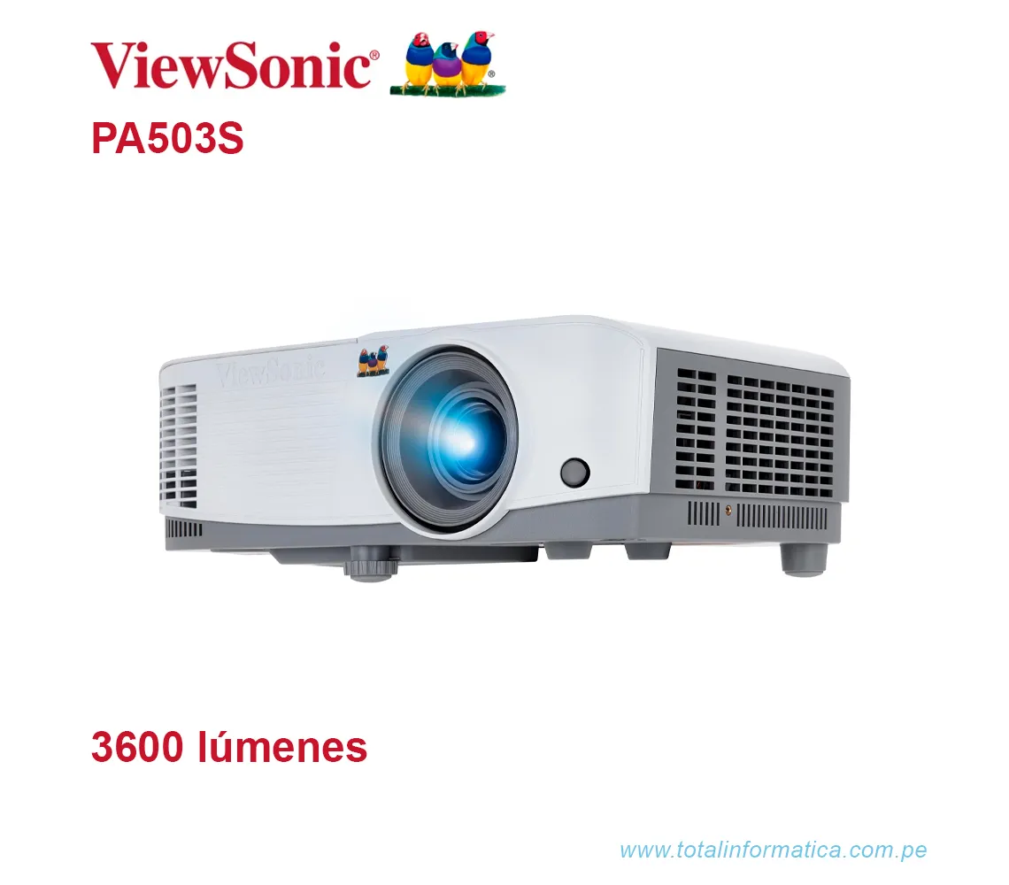 PROYECTOR VIEWSONIC DLP PA503S, 3600 LÚMENES, VGA, HDMI - imagen 2