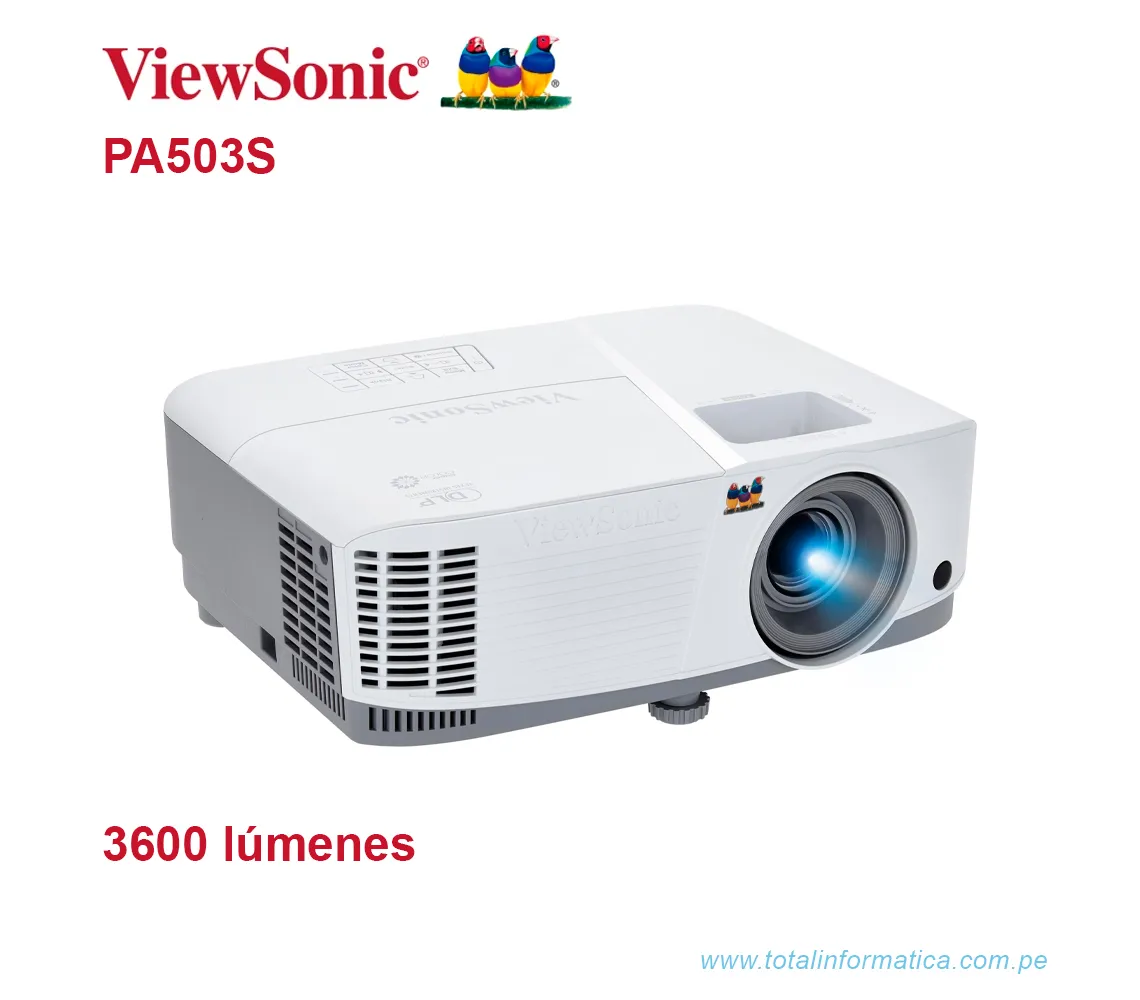 PROYECTOR VIEWSONIC DLP PA503S, 3600 LÚMENES, VGA, HDMI - imagen 1