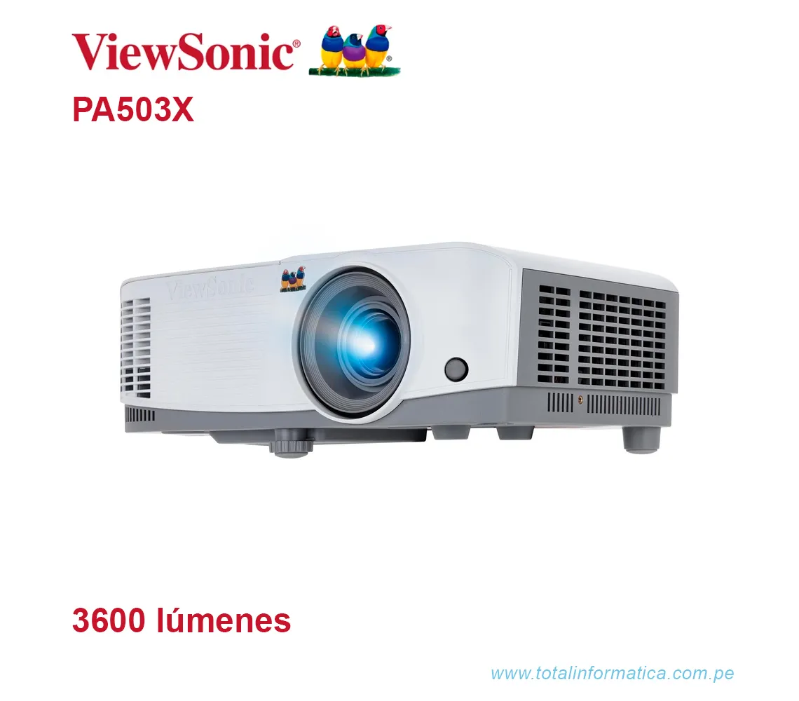 PROYECTOR VIEWSONIC PA503X, 3600 LÚMENES, XGA, HDMI, USB - imagen 2