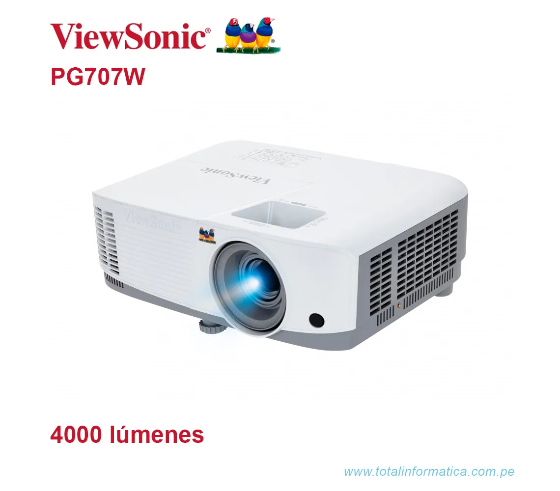 PROYECTOR VIEWSONIC PG707W WXGA DE 4000 LÚMENES, WXGA, HDMI, USB - imagen 2