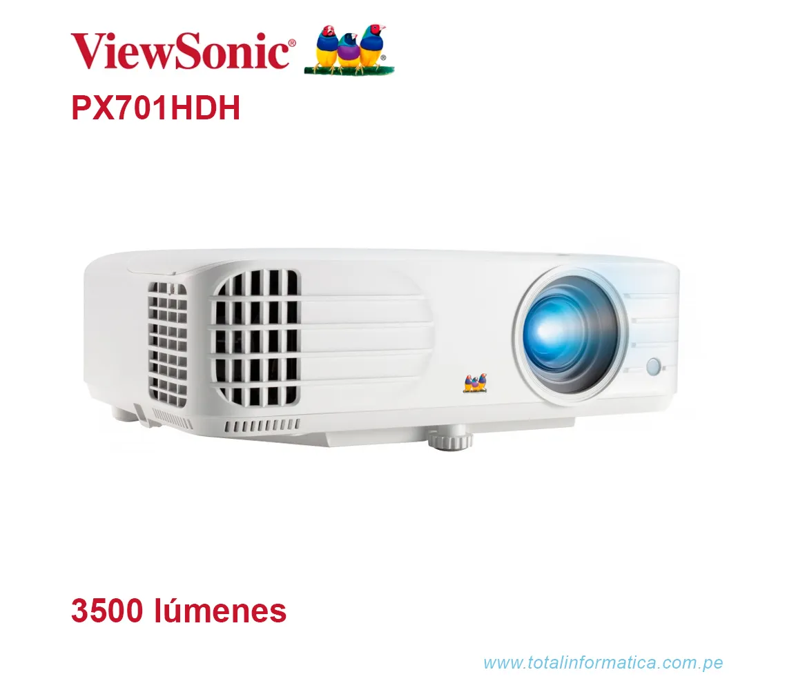 PROYECTOR VIEWSONIC PX701HDH 3D, 3500 LÚMENES, HDMI, USB - imagen 2