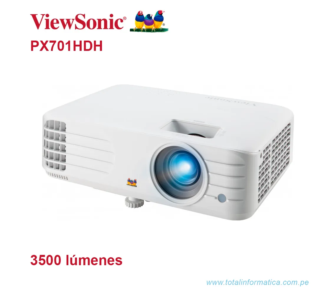 PROYECTOR VIEWSONIC PX701HDH 3D, 3500 LÚMENES, HDMI, USB - imagen 1