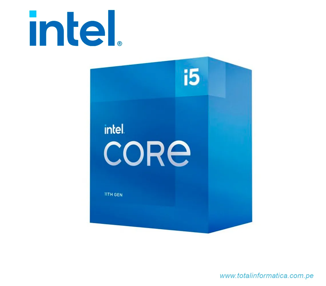 PROCESADOR INTEL CORE I5 11400, 2.6 GHZ UP TO 4.4 GHZ, 1200, BX8070811400   - imagen 1