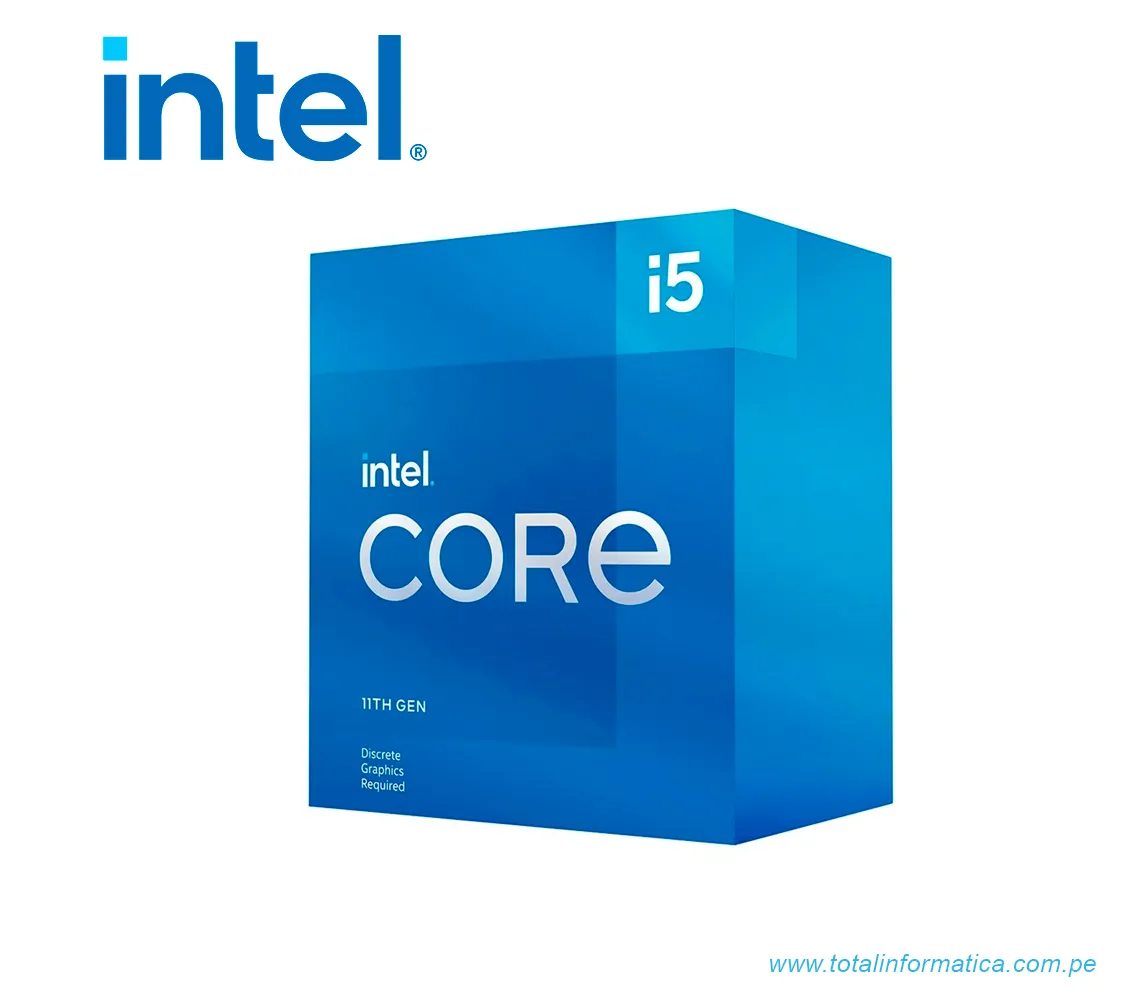 PROCESADOR INTEL CORE I5 11400F, 2.6 GHZ UP TO 4.4 GHZ, 1200, BX8070811400F - imagen 1