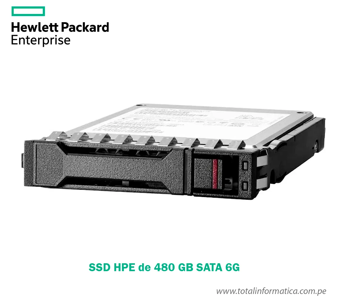 UNIDAD DE ESTADO SÓLIDO HPE P40502-B21, 480GB, SATA/600, 2.5" - imagen 1