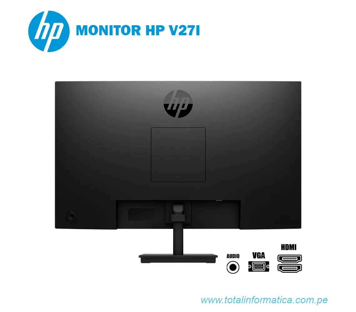 MONITOR HP V27I G5 65P64AA 27" FHD, 75 HZ, 5MS, DISPLAYPORT - imagen 2