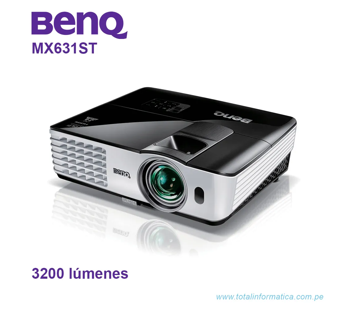 PROYECTOR BENQ DLP MX631ST 3D, 3200 LÚMENES, HDMI, USB - imagen 1