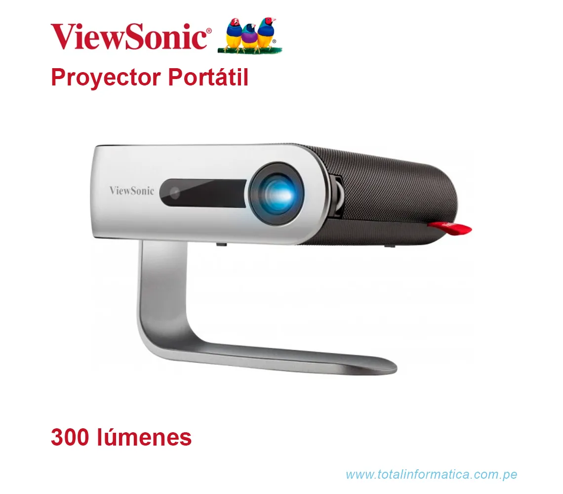 PROYECTOR  VIEWSONIC LED PORTATIL M1+-2, HDMI, USB C - imagen 2