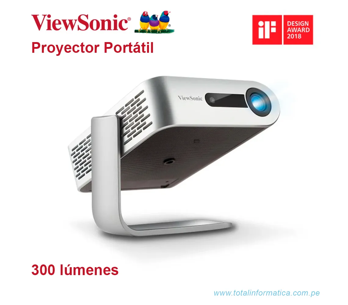 PROYECTOR  VIEWSONIC LED PORTATIL M1+-2, HDMI, USB C - imagen 1