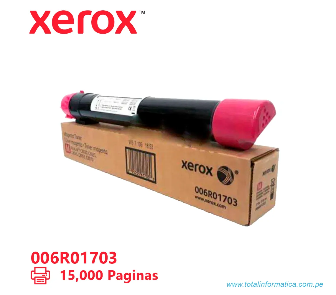 TONER XEROX ( 006R01703 ) ALTALINK C8030, C8070 MAGENTA 15K PAG - imagen 3