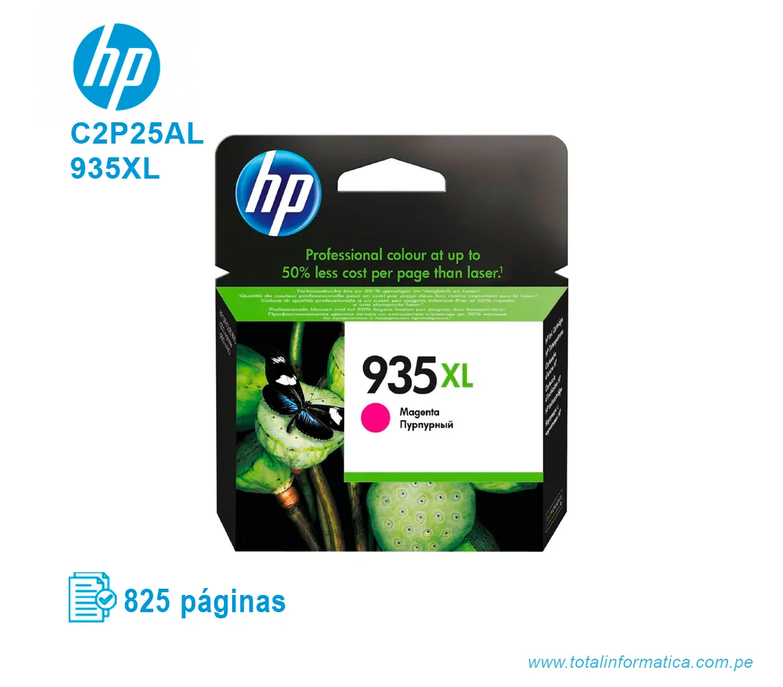 TINTA HP 935XL MAGENTA ( C2P25AL ) OFFICEJET 6830, 6230, 825 PÁG - imagen 1