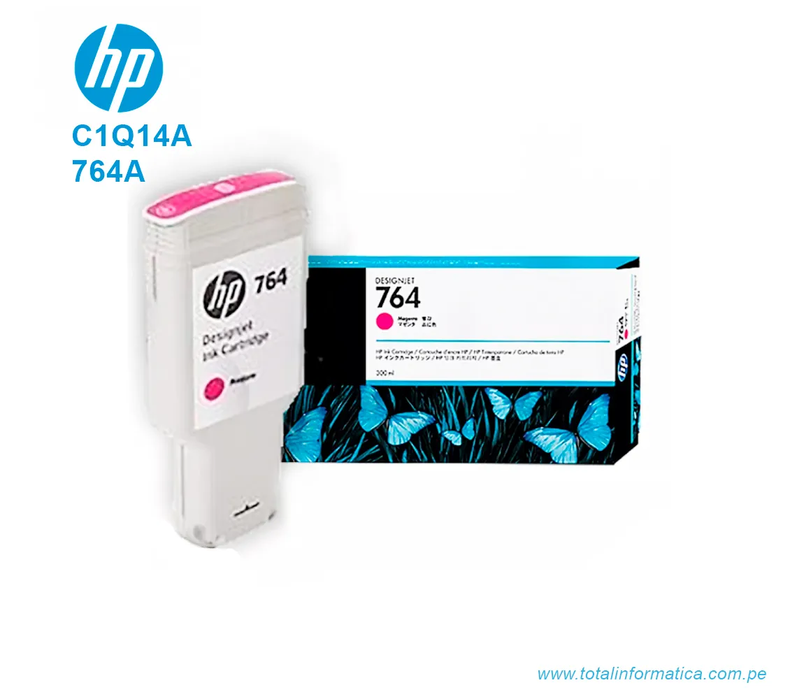 TINTA HP 764A MAGENTA ( C1Q14A ) DESIGNJET T3500, 300ML - imagen 1
