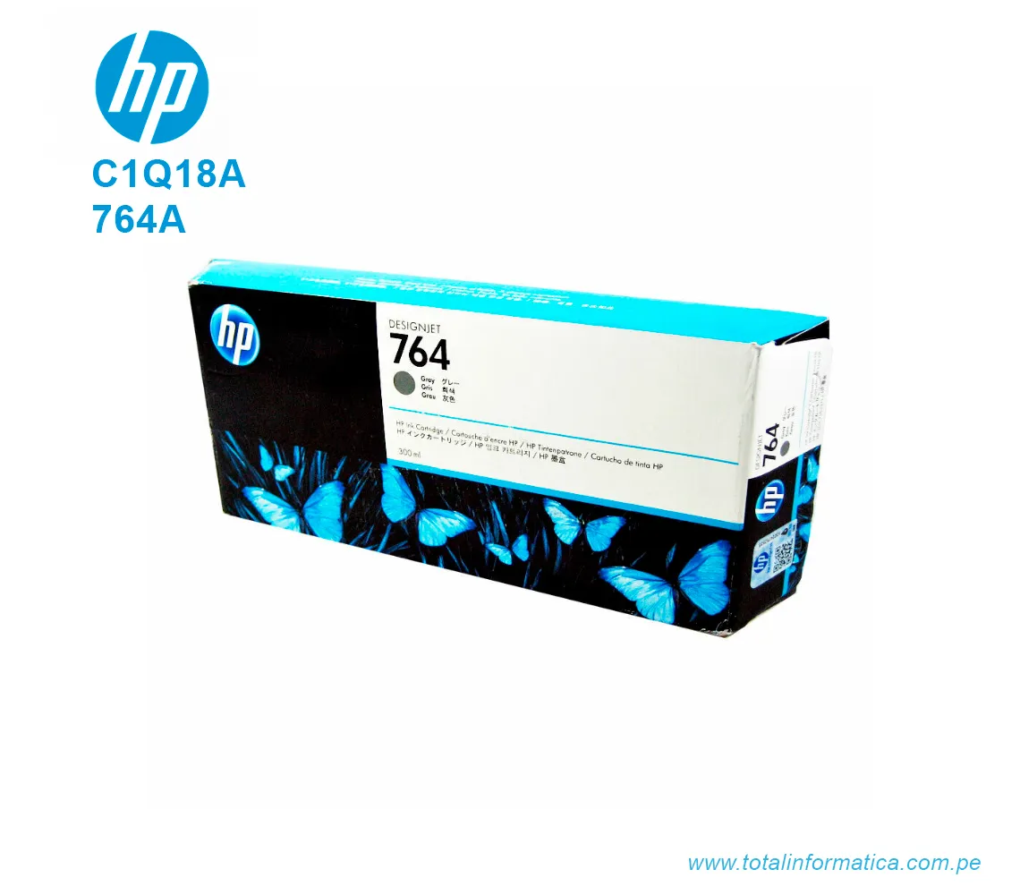 TINTA HP 764A GRAY ( C1Q18A ) DESIGNJET T3500, 300ML - imagen 2