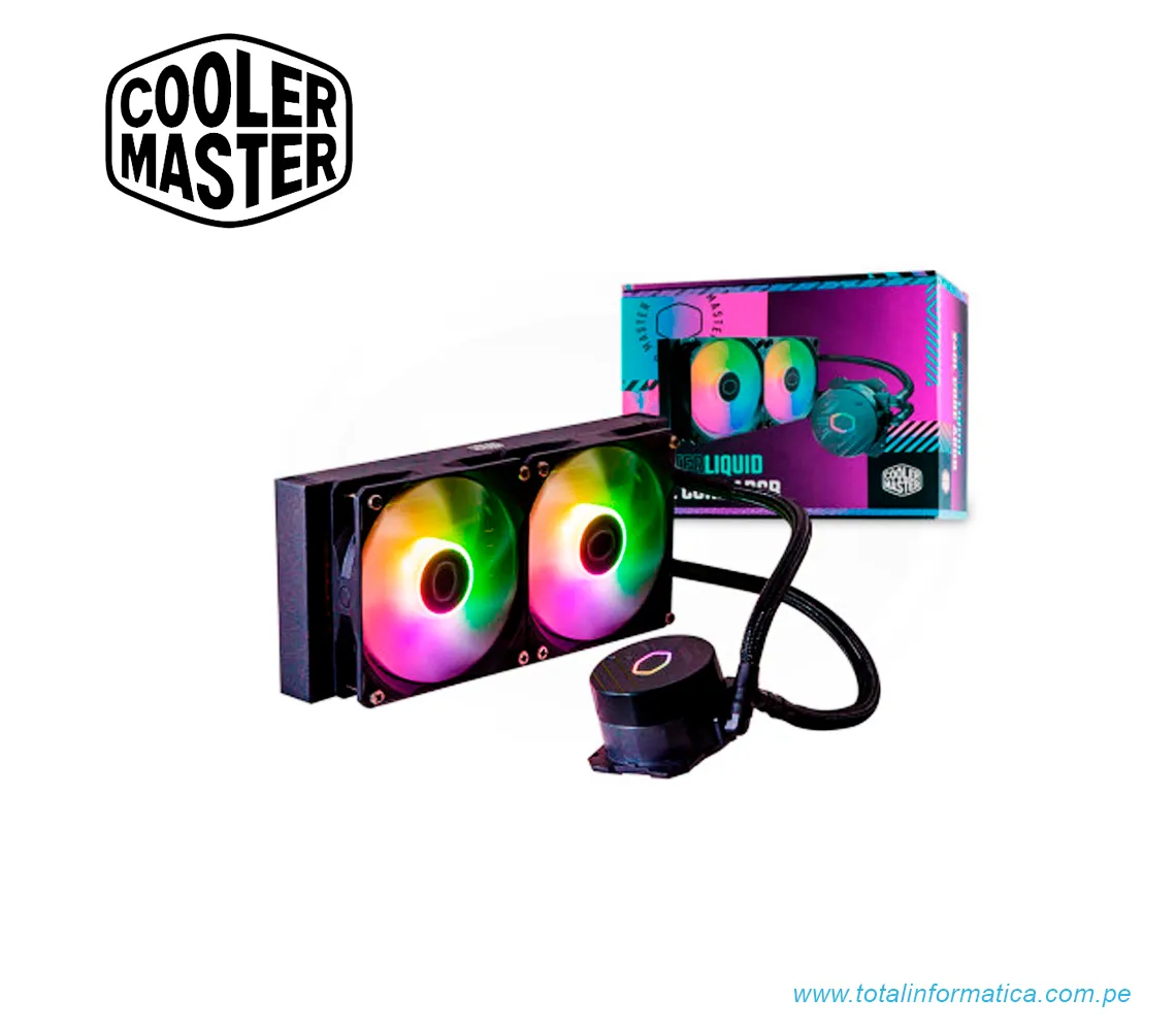 COOLER LIQUIDO CPU MASTER MASTERLIQUID 240L CORE ARGB - imagen 1