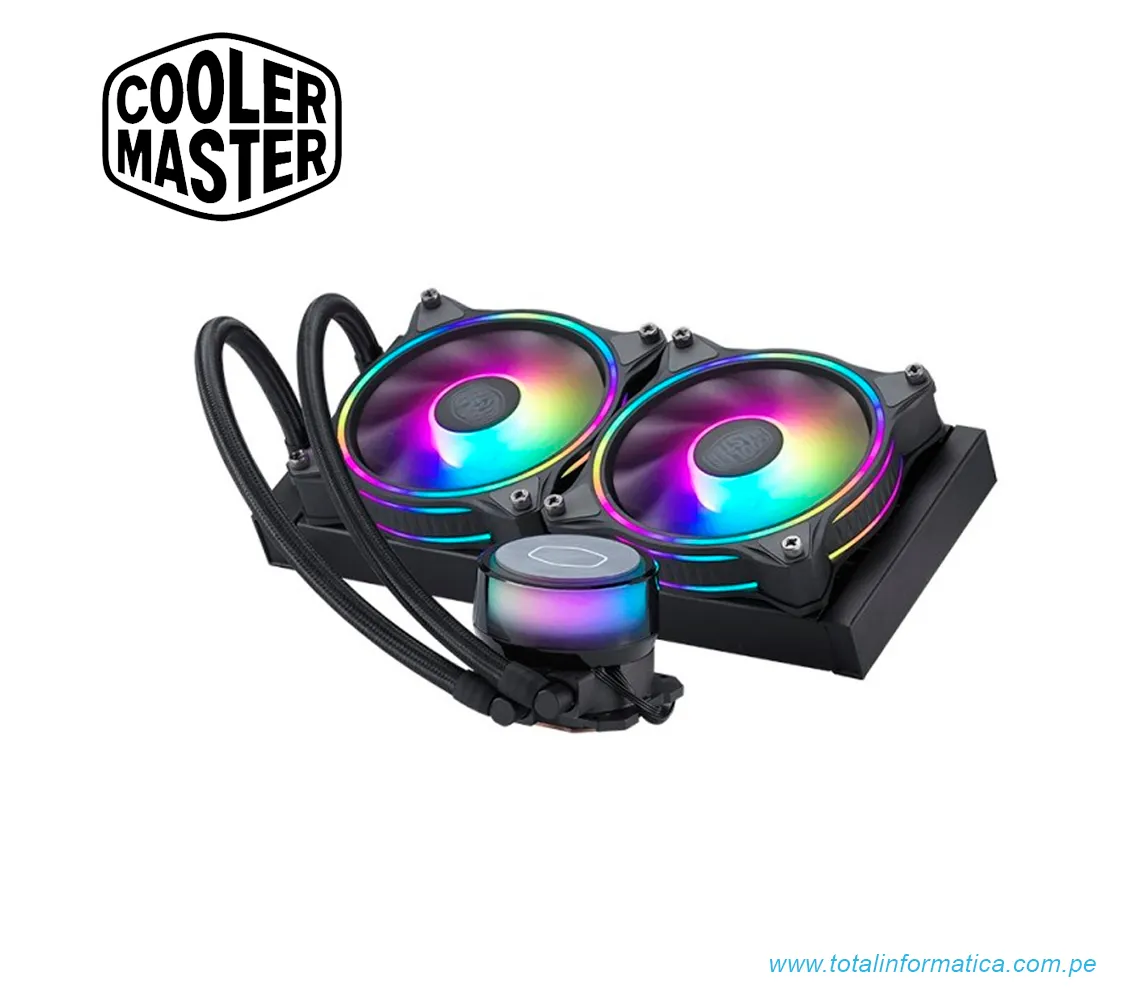 COOLER LIQUIDO CPU COOLER MASTER MASTERLIQUID ML240 ILLUSION - imagen 1