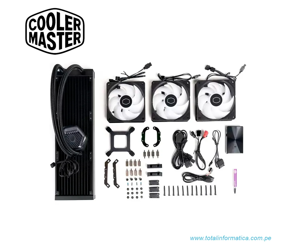 COOLER LIQUIDO CPU COOLER MASTER MASTERLIQUID 360 ATMOS ARGB - imagen 2