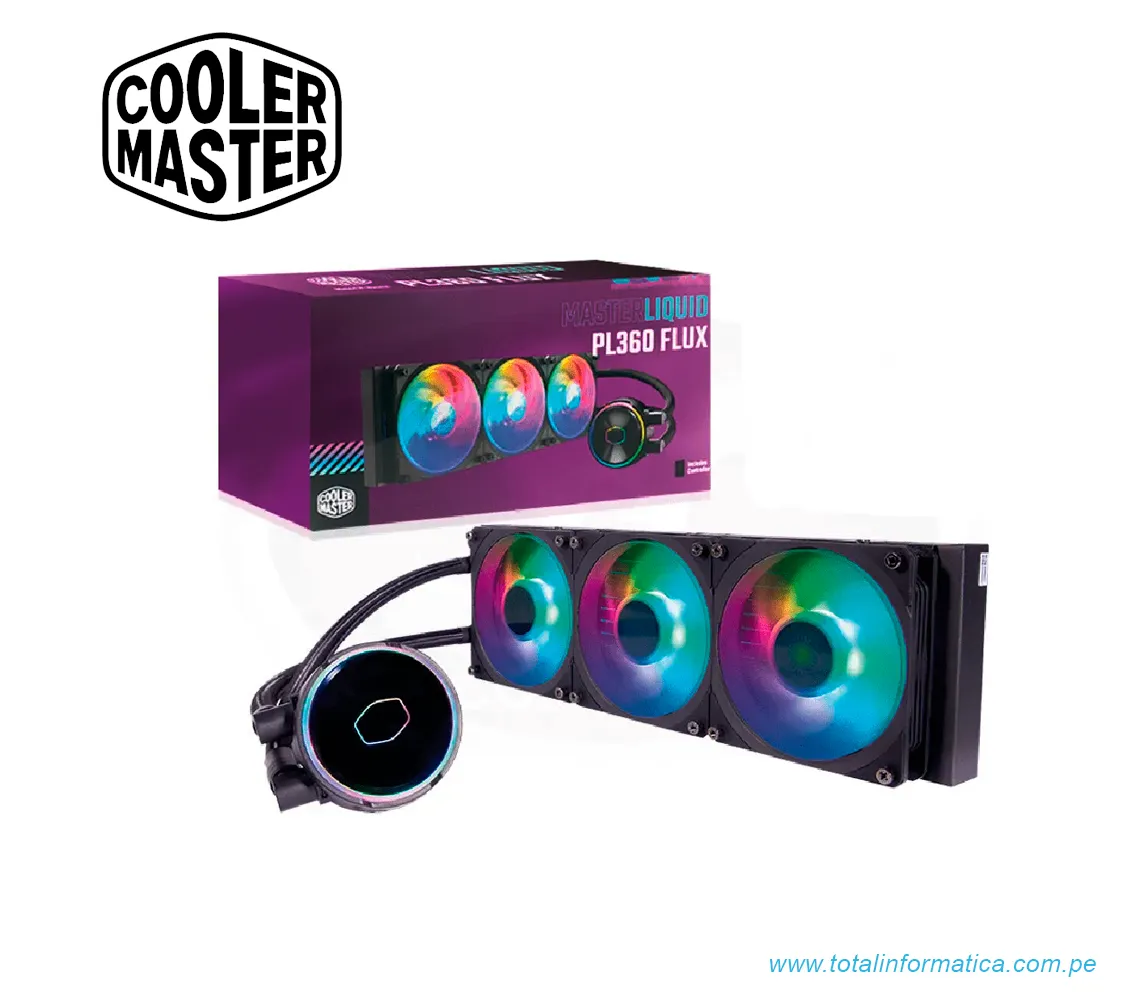 COOLER LIQUIDO CPU COOLER MASTER MASTERLIQUID PL360 FLUX - imagen 1