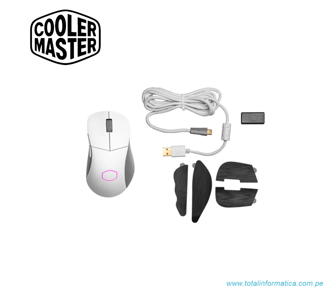 MOUSE COOLER MASTER MM731/HYBRID MOUSE/WHITE MATTE-BLUETOOTH USB - imagen 2