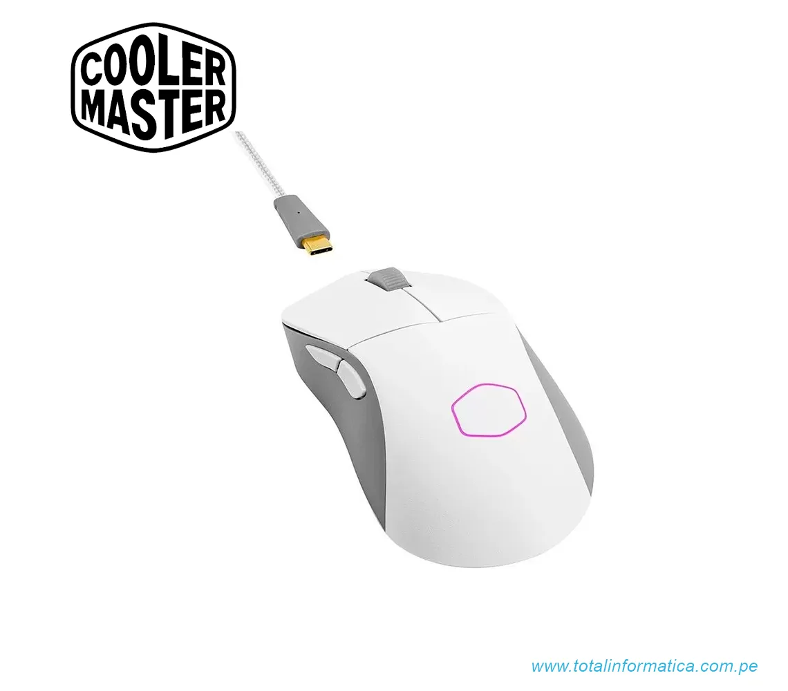 MOUSE COOLER MASTER MM731/HYBRID MOUSE/WHITE MATTE-BLUETOOTH USB - imagen 1