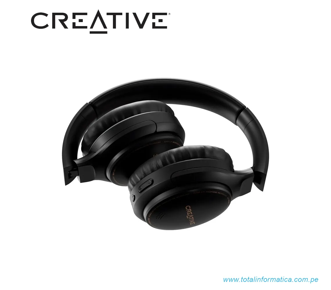 AUDIFONO CON MICROFONO CREATIVE ZEN HYBRID, BLUETOOTH/3.5MM, NOISE-CACELLING, USB-C, NEGRO(51EF1010AA001) - imagen 4