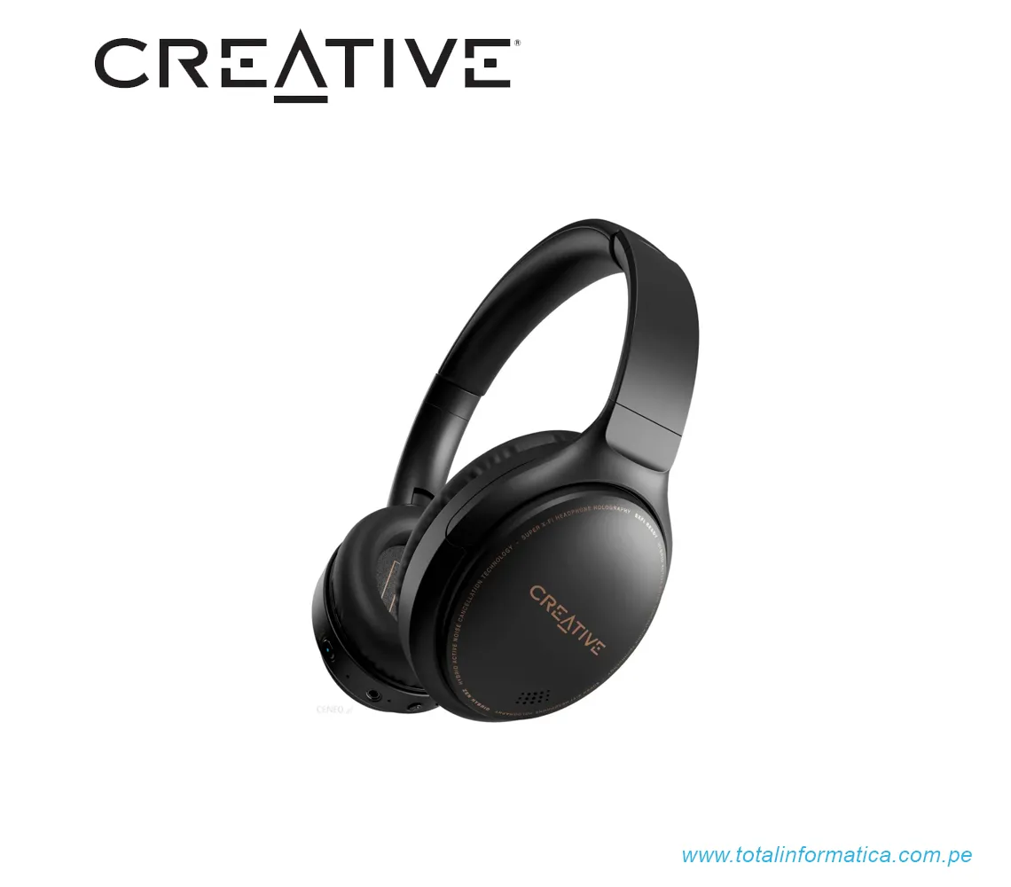 AUDIFONO CON MICROFONO CREATIVE ZEN HYBRID, BLUETOOTH/3.5MM, NOISE-CACELLING, USB-C, NEGRO(51EF1010AA001) - imagen 1