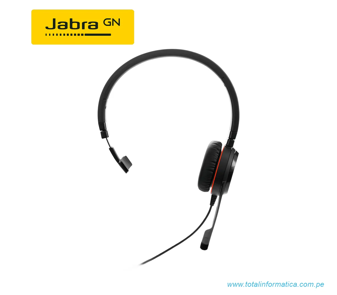 AUDIFONO CON MICROFONO JABRA EVOLVE 30 II MONO, USB/3.5MM(5393-823-309) - imagen 2