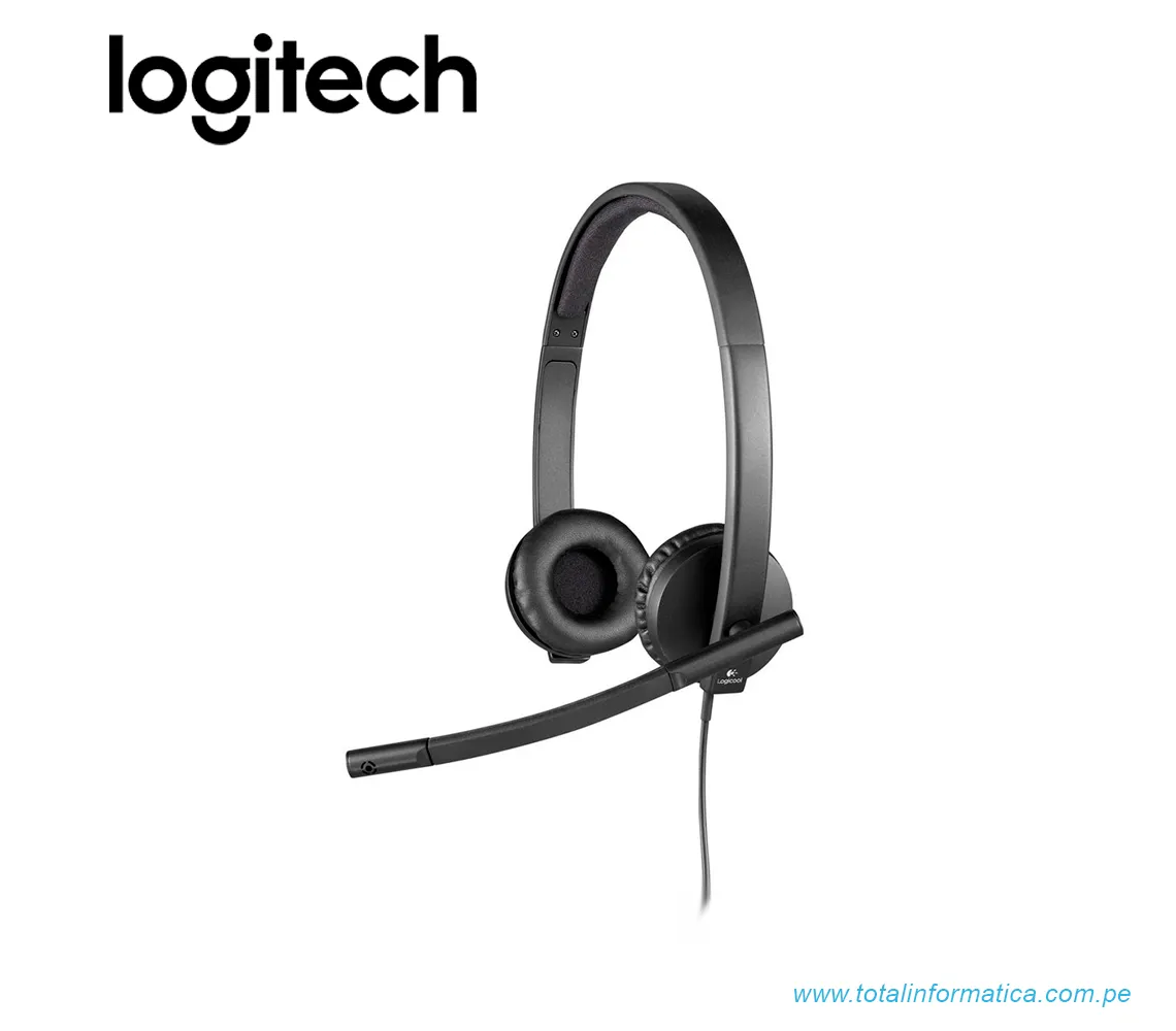 AUDIFONO CON MICROFONO LOGITECH B2B H650E STEREO, USB, NEGRO(981-000518) - imagen 3