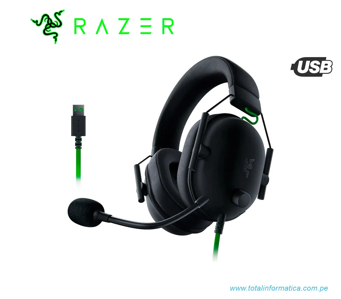 AUDIFONO GAMER  CON MICROFONO RAZER BLACKSHARK V2 X USB, NEGRO(RZ04-04570100-R3U1) - imagen 4