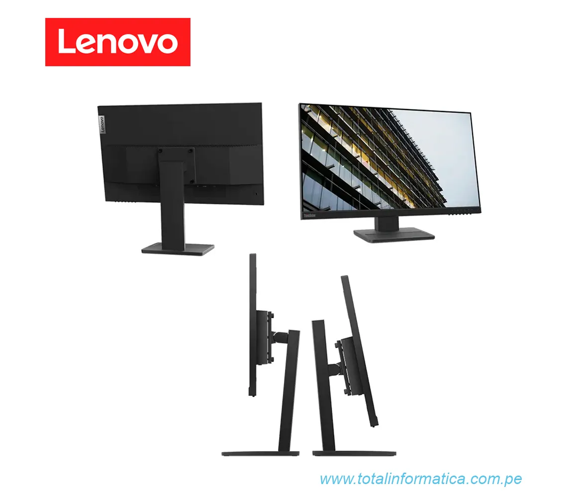 MONITOR LENOVO THINKVISION E24-29 LCD DE 23.8", FHD, HDMI, VGA - imagen 2