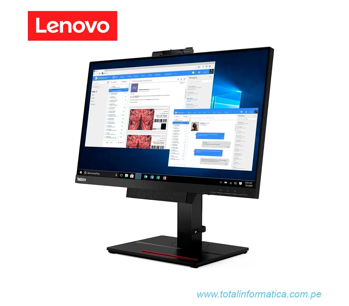 MONITOR LENOVO THINKCENTRE TINY-IN-ONE 24 23.8", 1920 X 1080 FULL HD 1080P, 4 MS, DISPLAYPORT - imagen 2