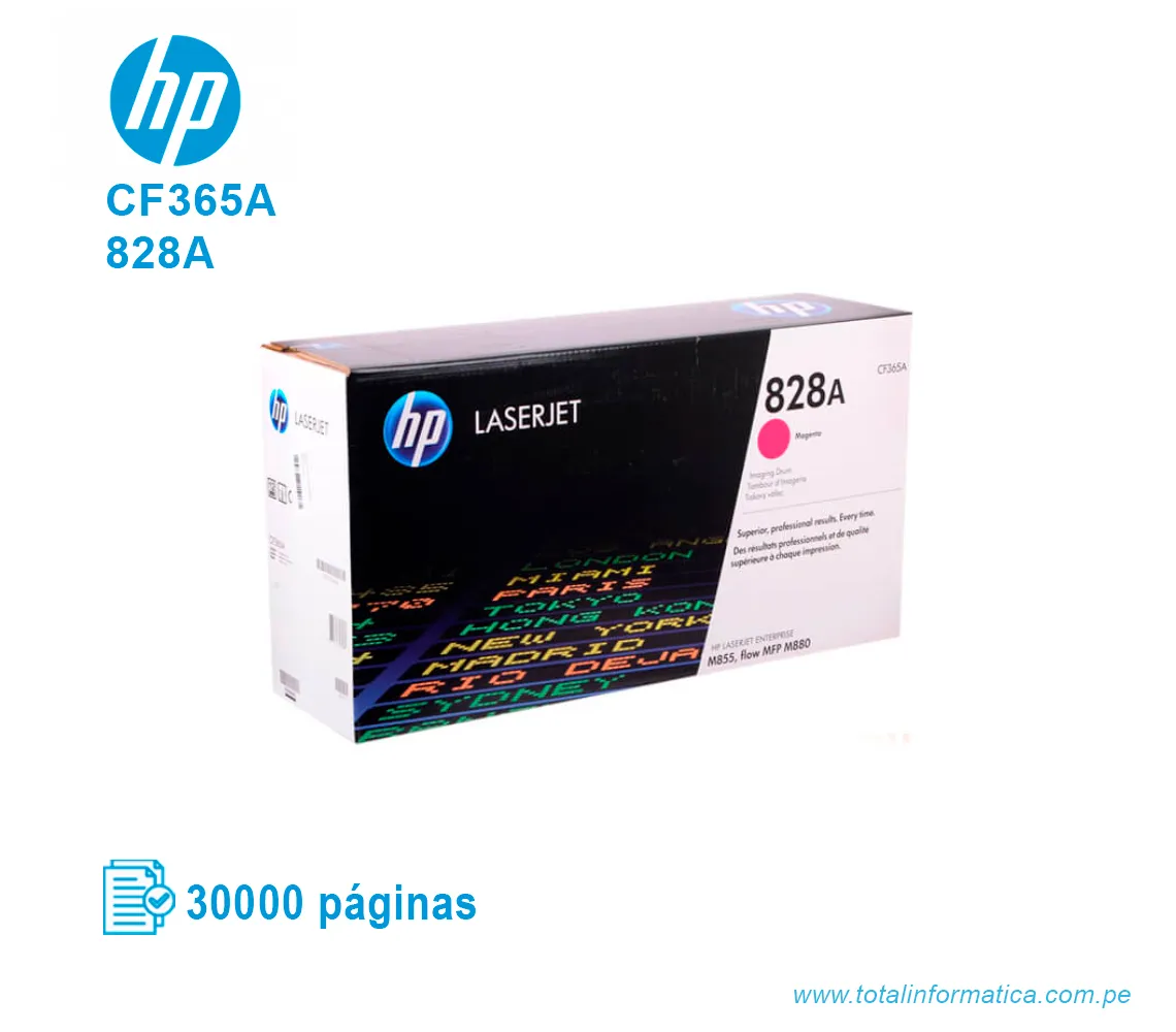 DRUM HP 828A ( CF365A ) M855, M880 MAGENTA - imagen 1