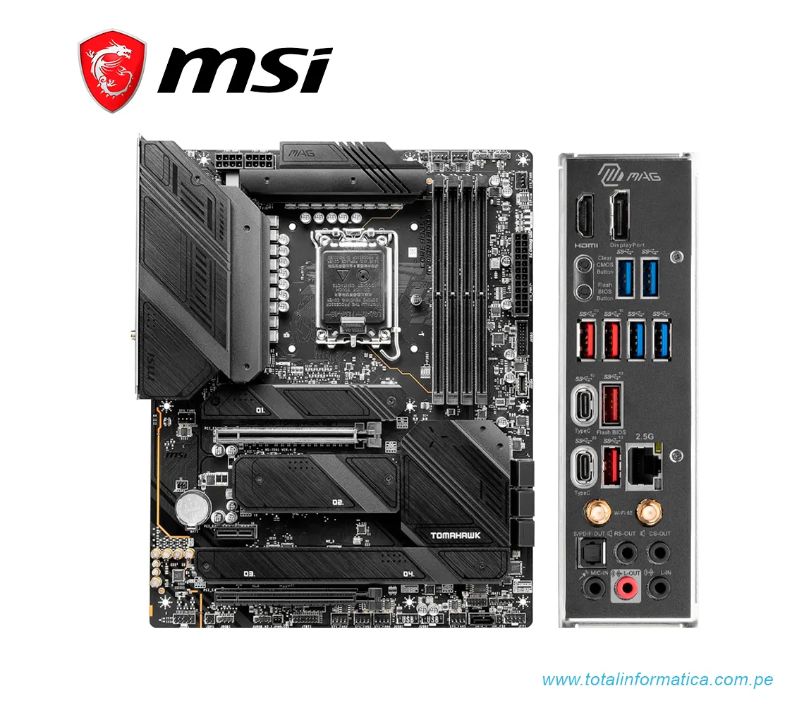 PLACA BASE MSI MAG Z790 TOMAHAWK WIFI, DDR5, LGA 1700, ATX - imagen 2