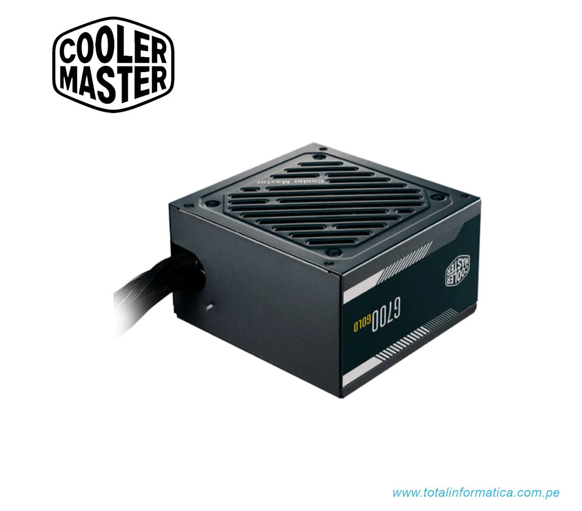 FUENTE DE PODER COOLER MASTER G700 GOLD 80 PLUS GOLD 700W ATX-NO MODULAR(MPW-7001-ACAAG-U2) - imagen 3