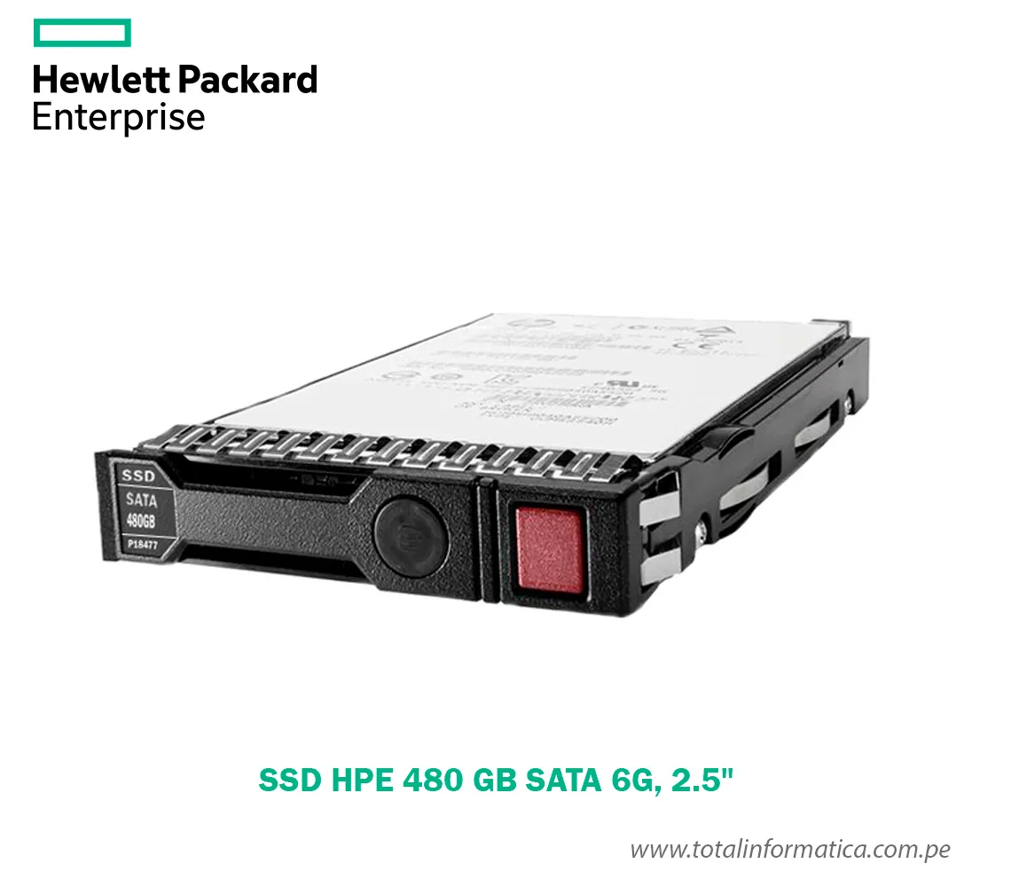 DISCO DURO SÓLIDO HPE P18432-B21, 480GB SSD, SATA, 2.5" - imagen 1