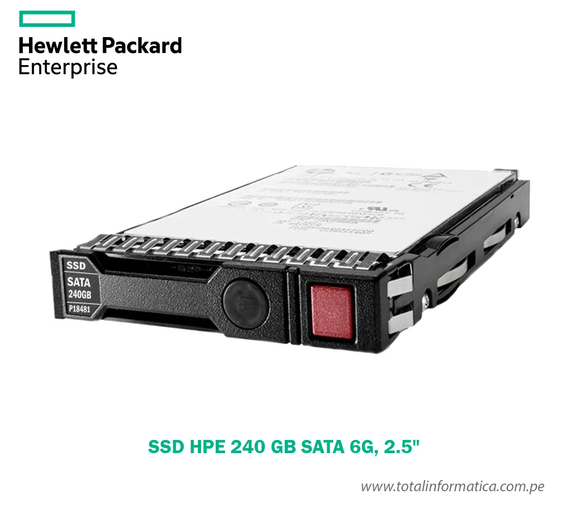 DISCO DURO PARA SERVIDOR HPE P18420-B21, 240GB SSD, SATA, 2.5" - imagen 1
