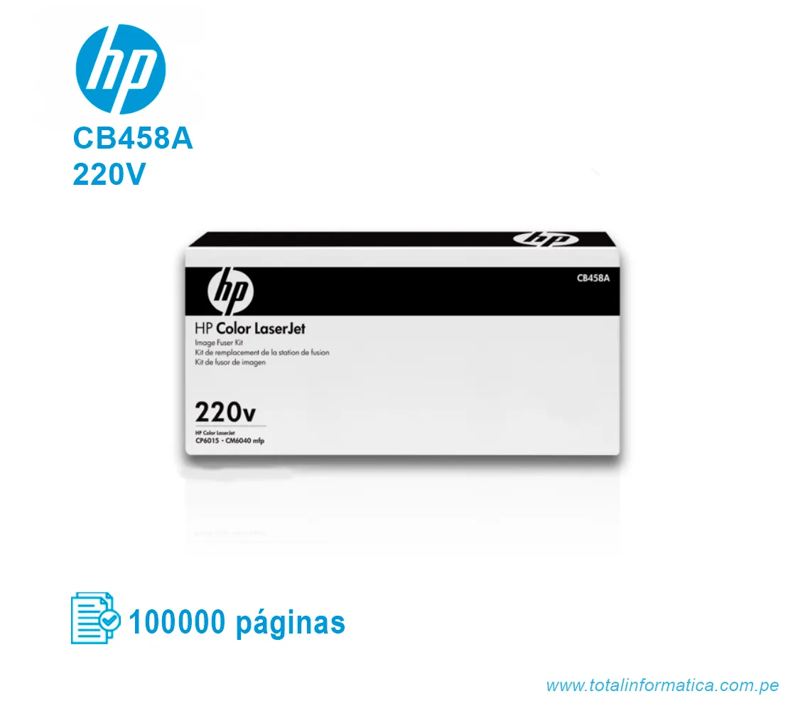 KIT FUSOR HP 220V ( CB458A ) LASERJET CP6015, CM6049F - imagen 1