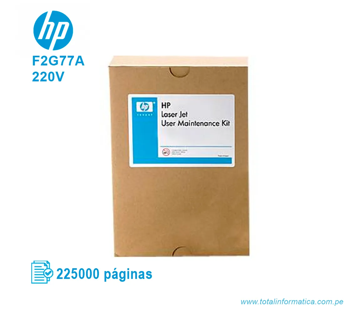 KIT MANTENIMIENTO HP 220V ( F2G77A ) LASERJET M605, M606 225K PÁG - imagen 1