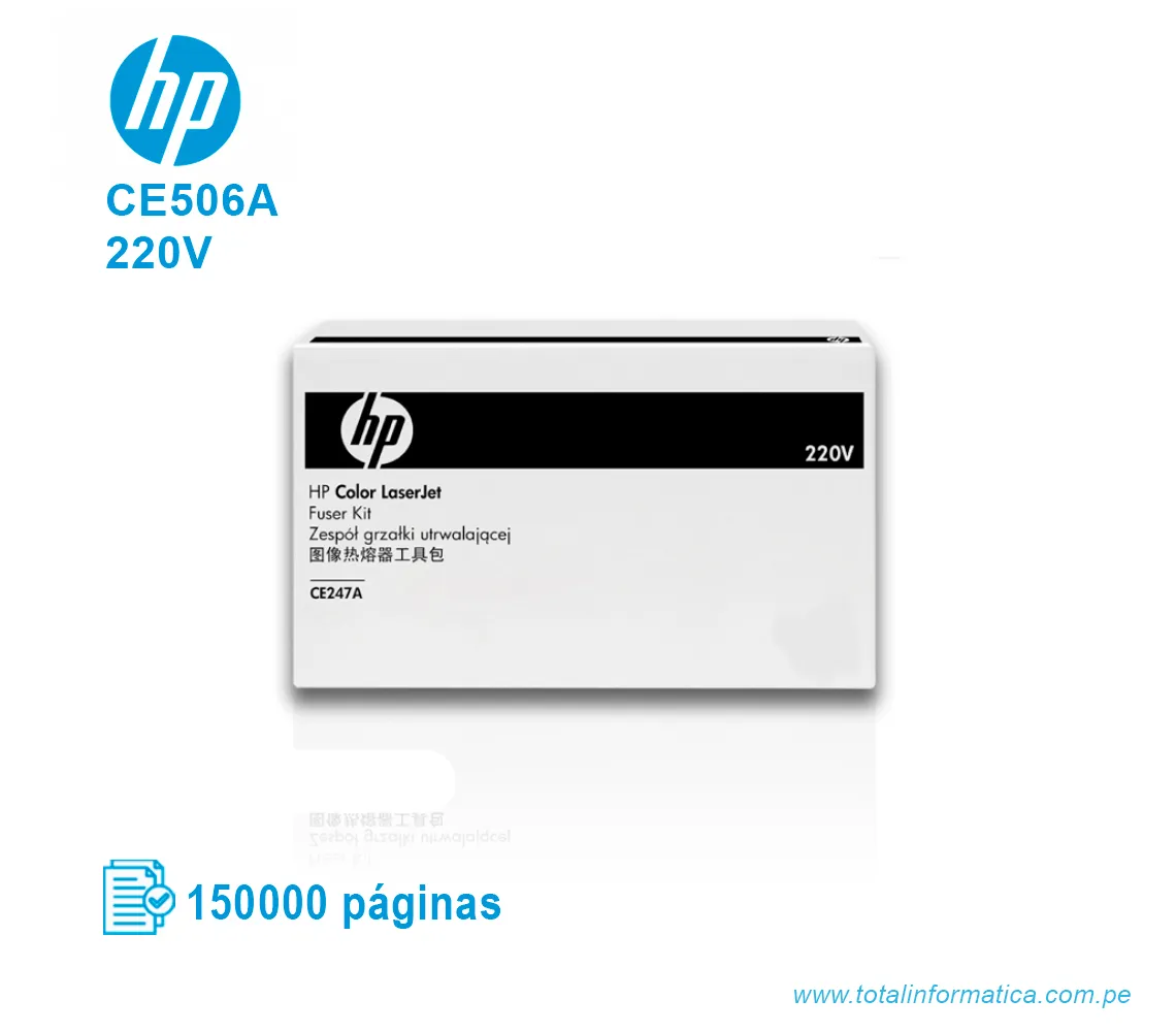 KIT FUSOR HP 220V ( CE506A ) LASERJET CP3520, CP3525 - imagen 1