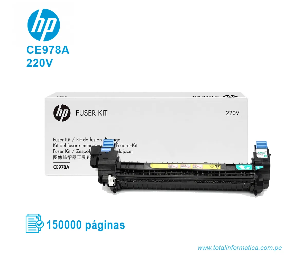 KIT FUSOR HP 220V ( CE978A ) LASERJET CP5520, 150K PÁG - imagen 2