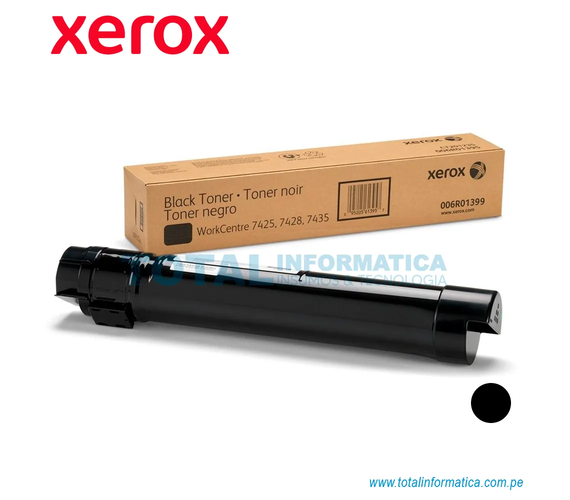 TONER XEROX ( 006R01399 ) WORKCENTRE 7428, 7445, BLACK, 26K PAG - imagen 2