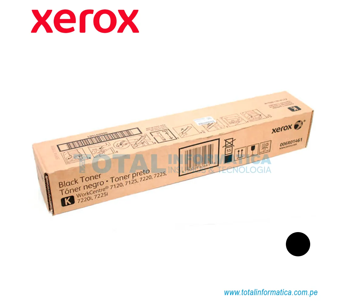 TONER XEROX ( 006R01461 ) WORKCENTRE 7120, 7225, BLACK, 22K PAG - imagen 2