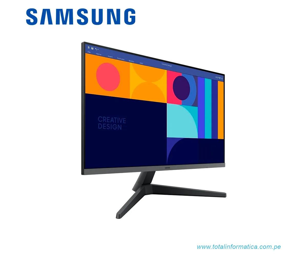 MONITOR SAMSUNG ESSENTIAL S3 24",  LED IPS FLAT CON 100HZ, FULL HD, HDMI(LS24C330GALXPE) - imagen 1