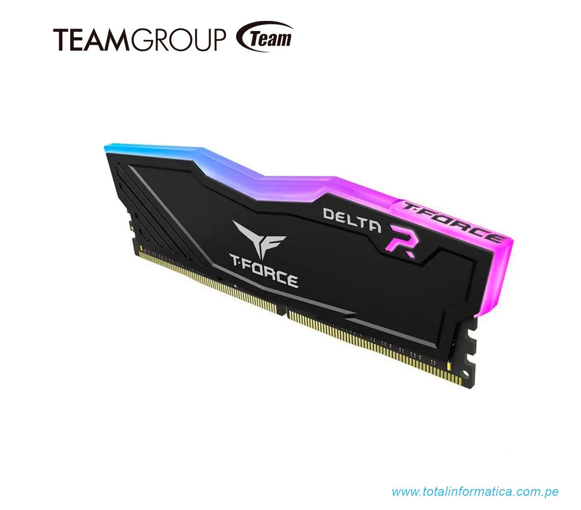 MEMORIA RAM TG T-FORCE DELTA RGB (TF3D416G3200HC16F01) 16GB, DDR4-3200 MHZ, CL16-18-18-38, 1.35V - imagen 3
