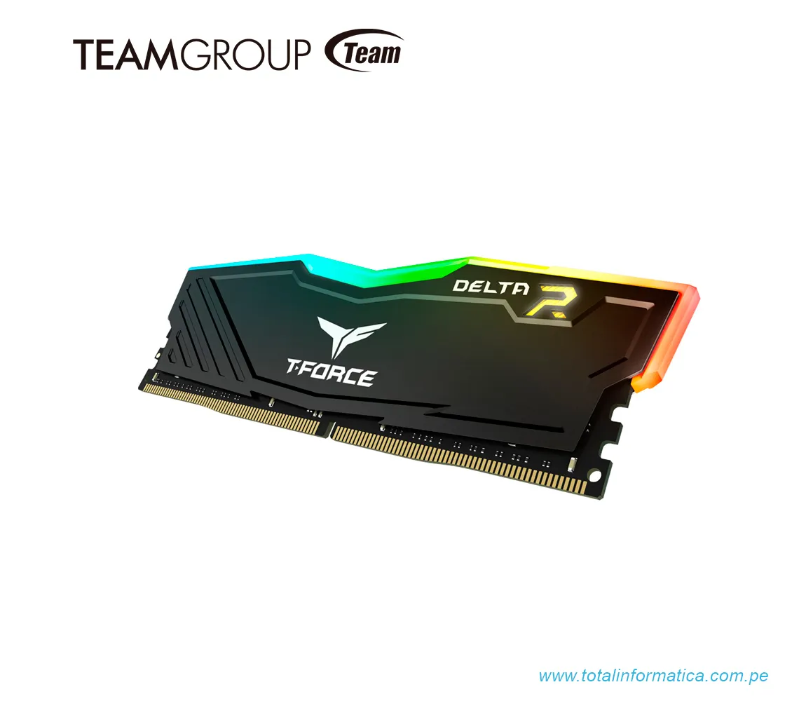 MEMORIA RAM 32GB DDR4 T-FORCE DELTA R 3200MHZ BLACK TF3D432G3200HC16F01 - imagen 2